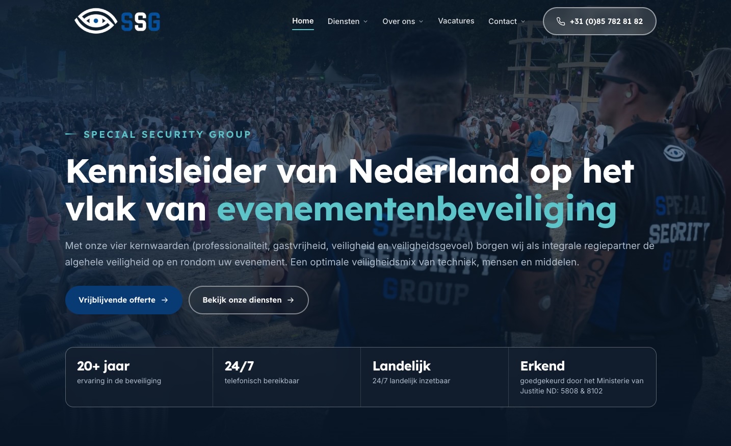 Voorbeeld van Special Security Group